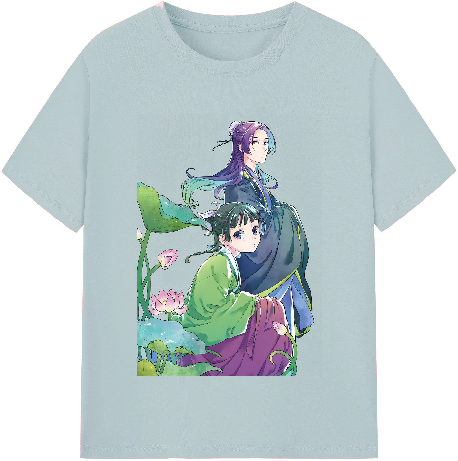 （画像用） 薬屋のひとりごと The Apothecary Diaries 綿100％半袖Tシャツ（フロントプリント）